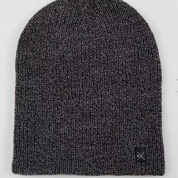 BKE DEPART WEST KNIT BEANIE CHARCOAL HEATHER GRAY O/S - Picture 2 of 13